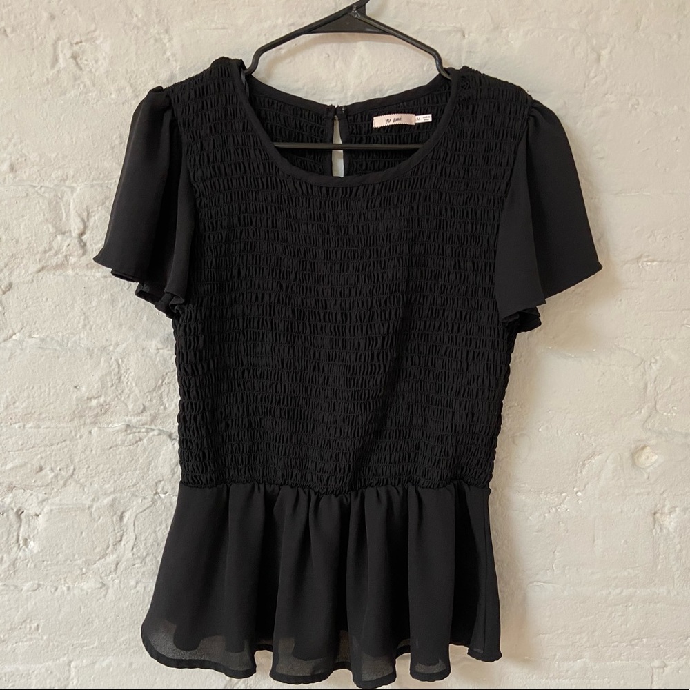 Black dress shirt